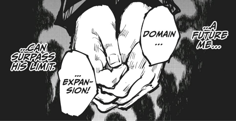 A future me (Domain Expansion) can surpass his limit